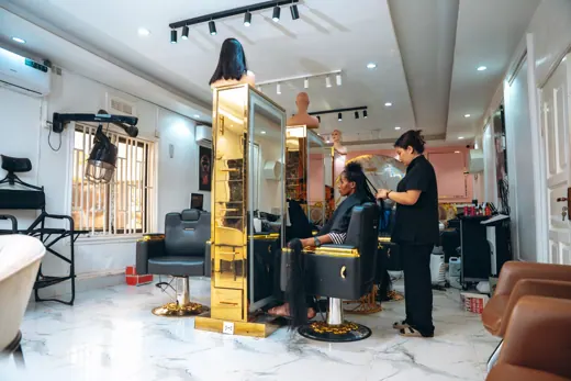 Salon de coiffure dame VIP du P-TWINS BEAUTY SPA